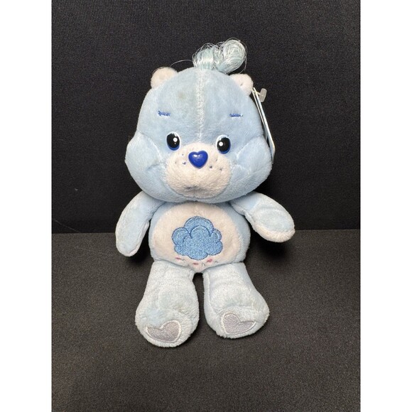 Care Bears Grumpy Bear 20th Anniversary 8" Blue Cloud Plush With Tag 2002 Rare - Picture 3 of 8